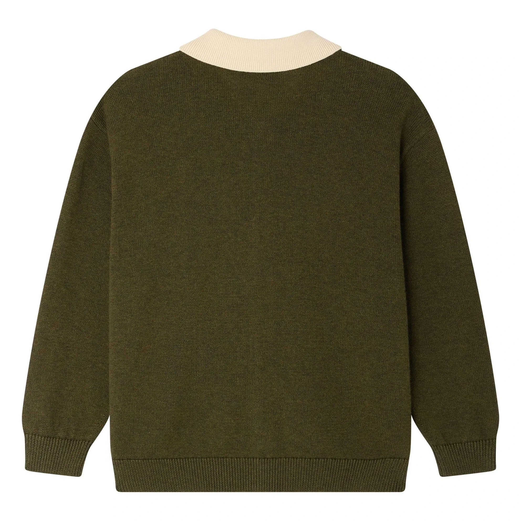 Bonpoint - Martin Chiné Organic Cotton Vest | Khaki