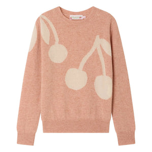 Bonpoint - Margaux Cherry Cashmere Sweater | Pink
