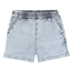Tumble N'Dry - Sabara Denim Şort | Yıkanmış mavi