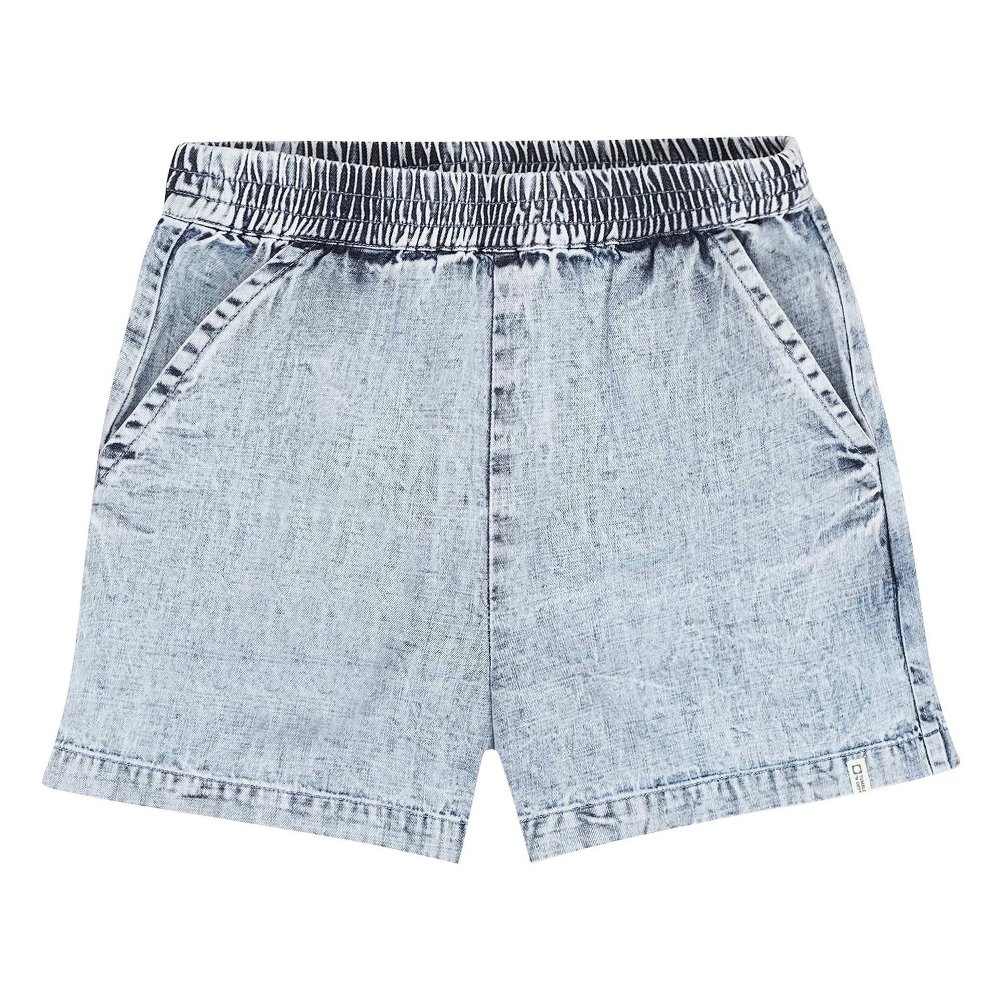 Tumble N'Dry - Sabara Denim Şort | Yıkanmış mavi