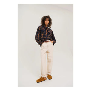 Sacrécoeur - Charlie scarf shirt | Marineblau