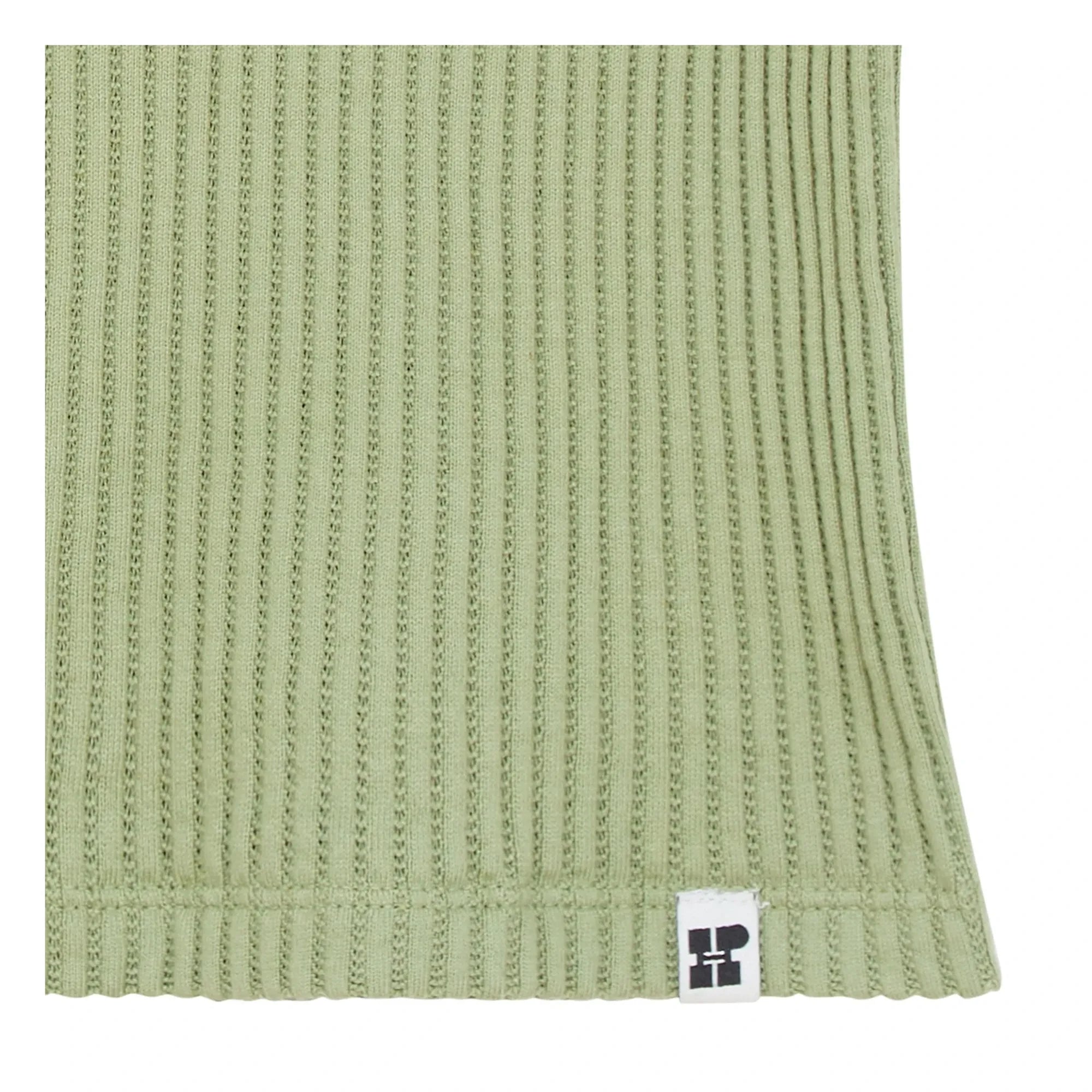 Hundred Pieces - Lana Textured Tank Top Organic Cotton | Almond Green