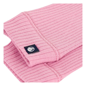 Petit Bateau - Organische Baumwoll-Leggings mit Logo-Rippstrick | Candy Pink