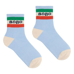 Bobo Choses - 2'li Organik Pamuk Çorap Seti | Açık Mavi