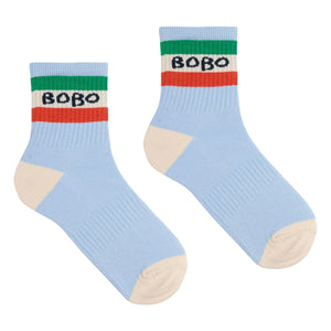 Bobo Choses - 2'li Organik Pamuk Çorap Seti | Açık Mavi