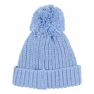 Búho - Gorro de alpaca de lana | Azul
