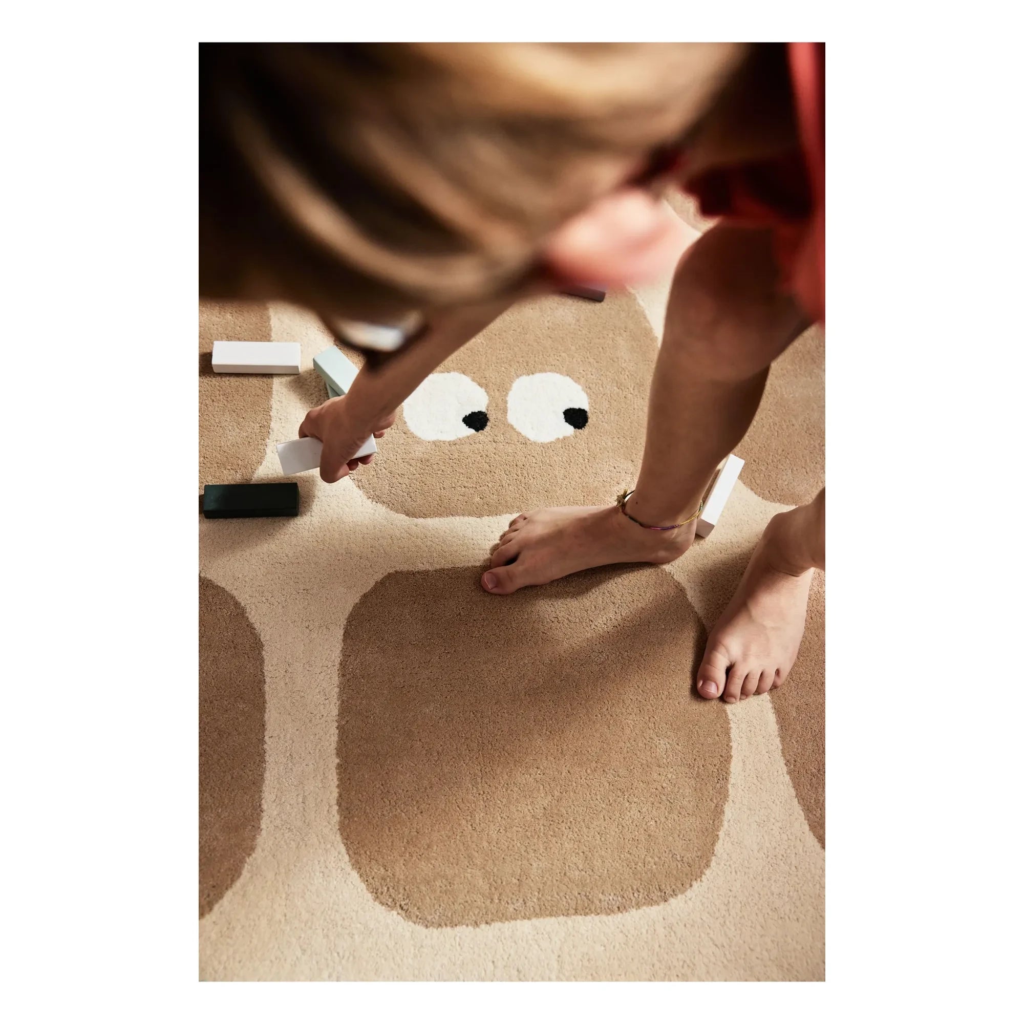 Bleuu-studio - Bidules Teppich | Beige