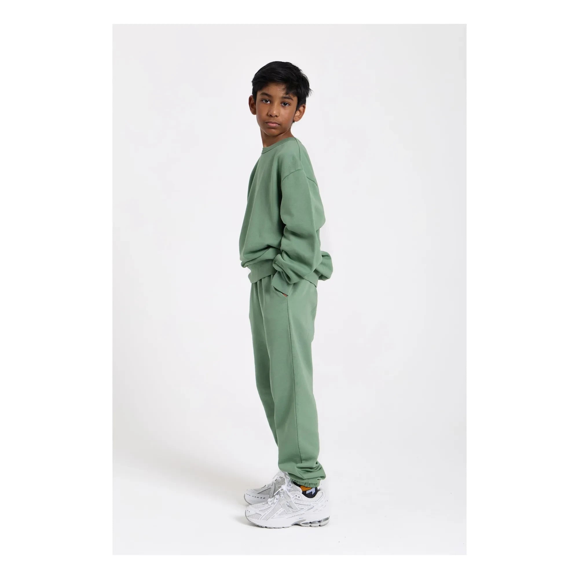 Smallable Kid - Arlo Organic Cotton Sweatshirt | Khaki