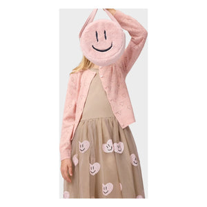 Molo - Smiley Kürk Çanta | Pudra Pembe