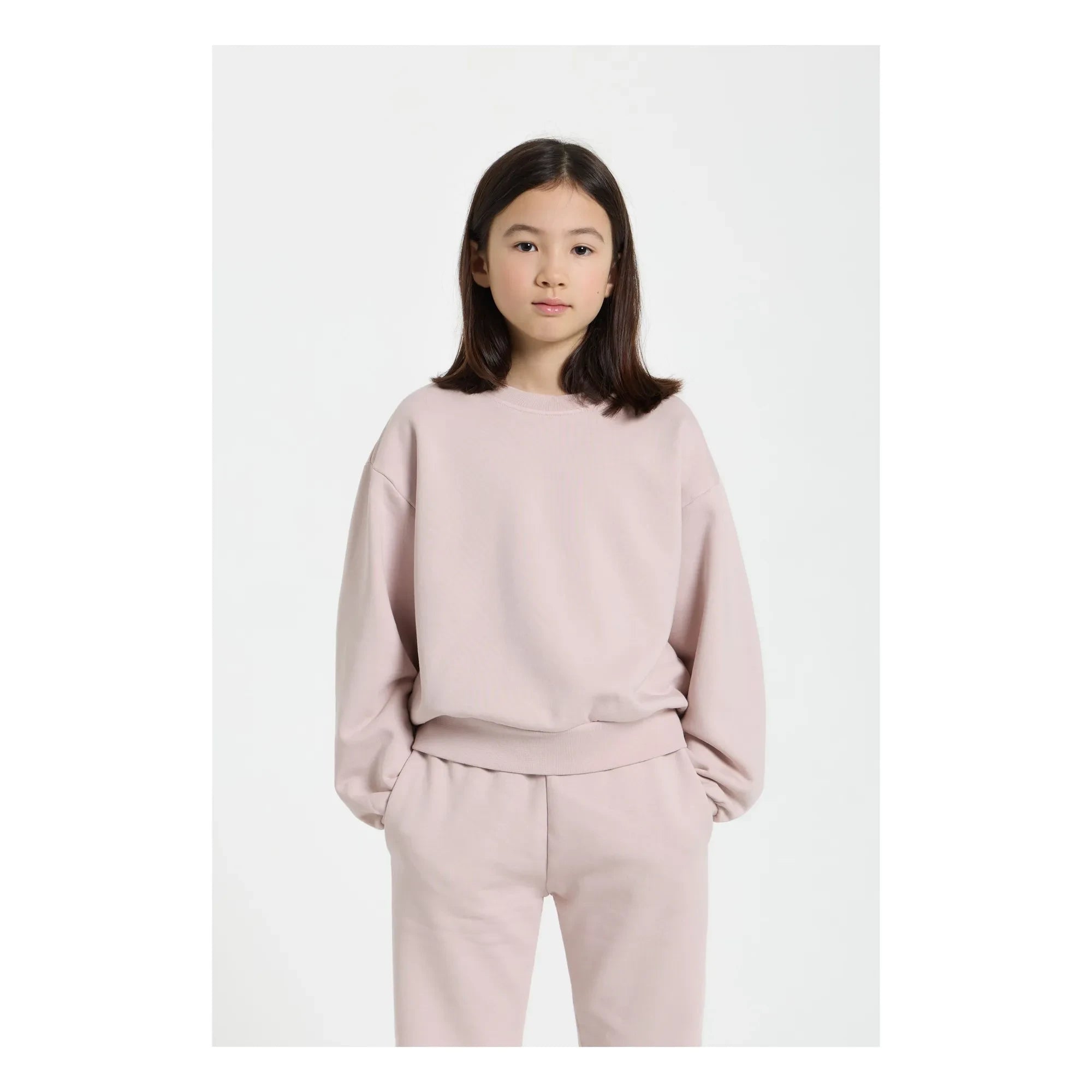 Smallable Kid - Maia organik pamuk sweatshirt | Soluk Pembe