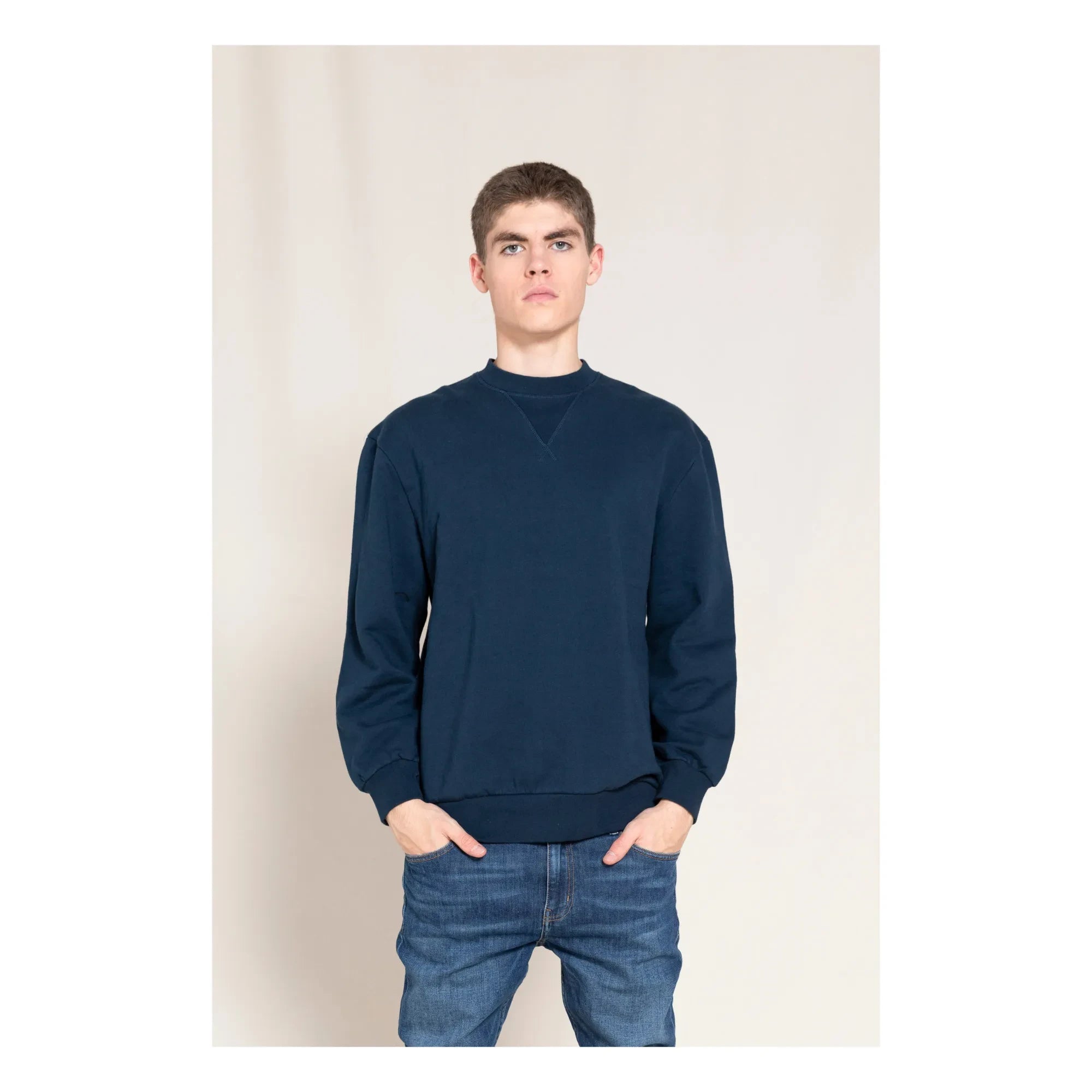 Finger in the nose - SC 007 Organik Pamuklu Sweatshirt | Lacivert