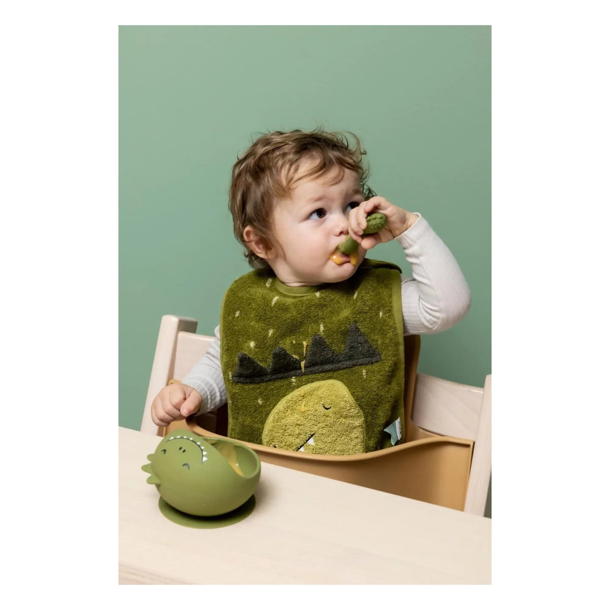 Trixie – Mr. Dino Babynahrungs-Set | Grün