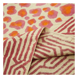 Doing Goods - Leopard Patterned Blanket and Cotton Tote Bag | Pink