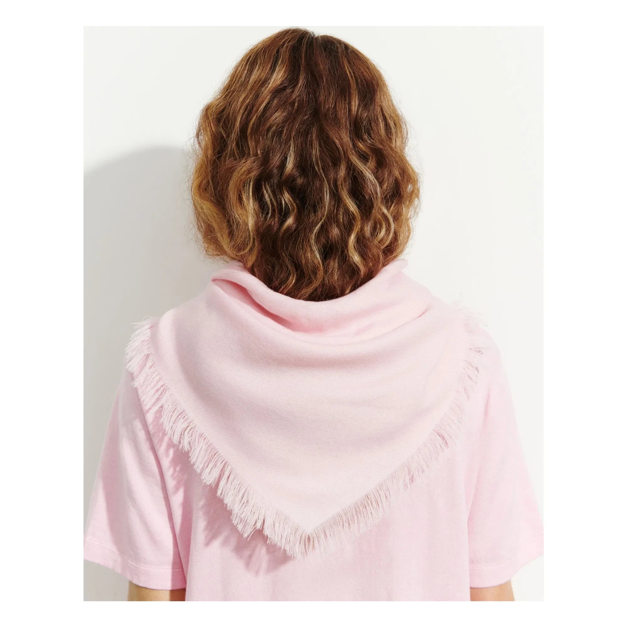Bompard - Mini Twill Kaşmir Eşarp | Pembe