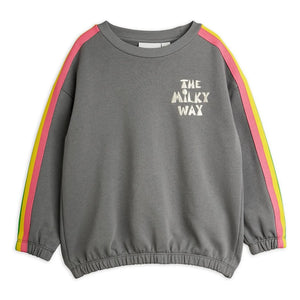 Mini Rodini - Arc en Ciel organik pamuk sweatshirt | Gri