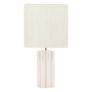 The Socialite Family - Gioia Lake Wooden and Puffed Cotton Table Lamp - EU Version (220 V) | Cream