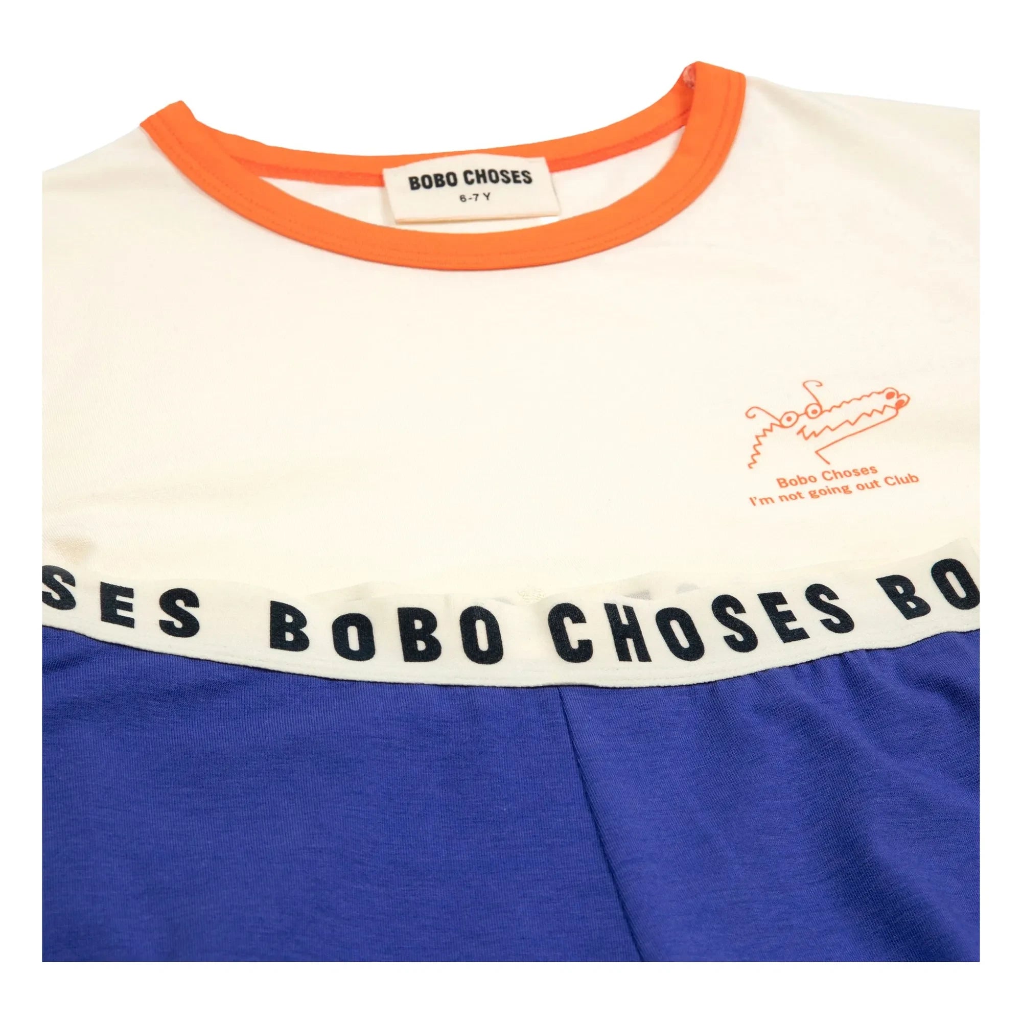 Bobo Choses - Krokodil Modal und Bio-Baumwolle Pyjama | Königsblau