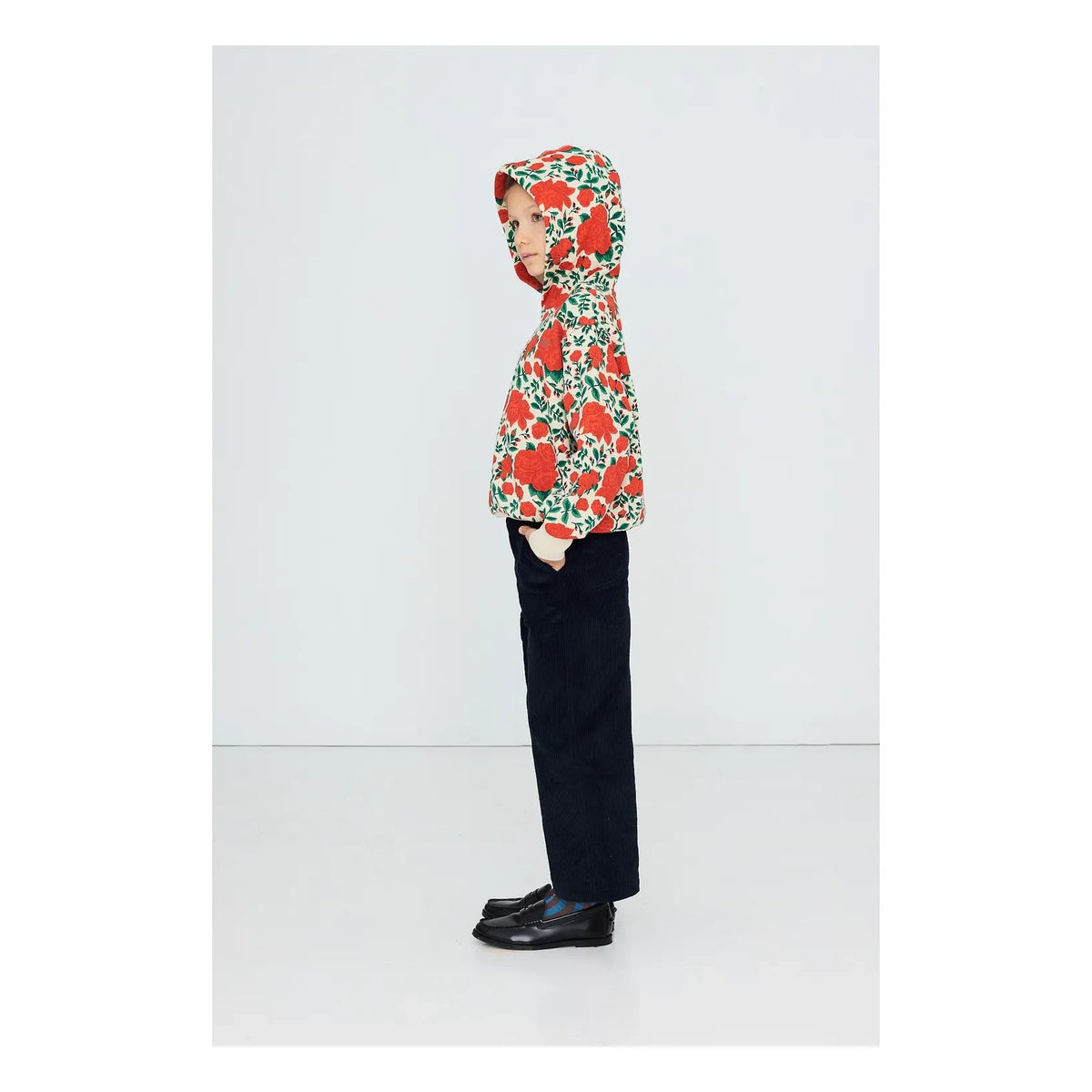 Tinycottons - Organik Pamuklu Güllü Sweatshirt | Krem