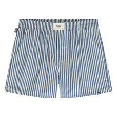 Pockies - Boyfriend Gestreifte Boxershorts | Blau
