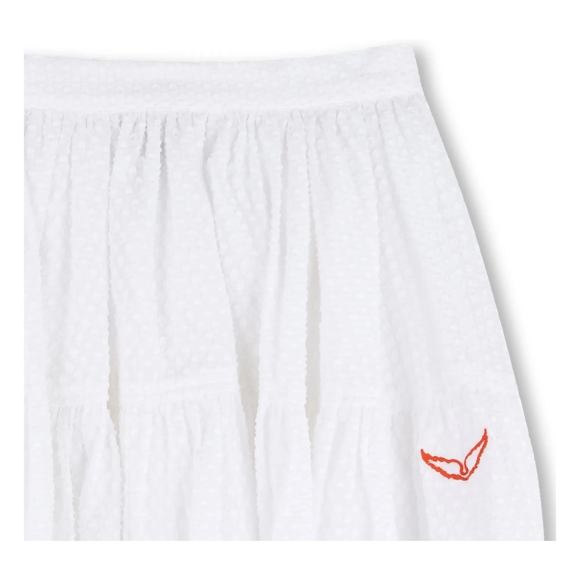 Zadig & Voltaire - Dobby Ruffled Skirt | White