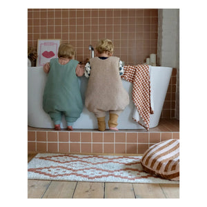 Tante Reine - Organik pamuklu ayaklı uyku tulumu Teddy | Kum