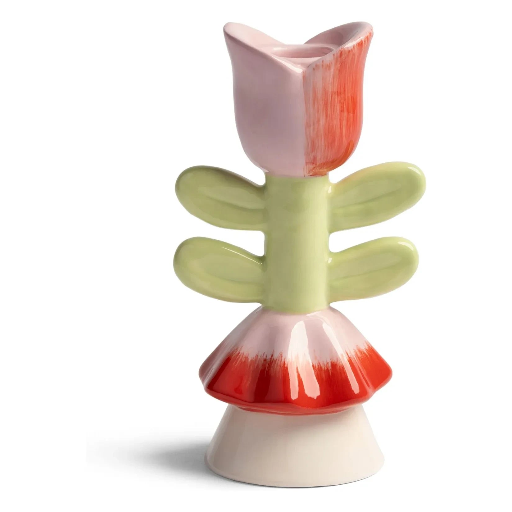 &Klevering - Blume lale şamdan | Pembe