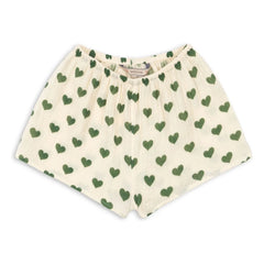 Konges Sløjd - Coco Hearts Bio-Baumwollshorts | Ecru