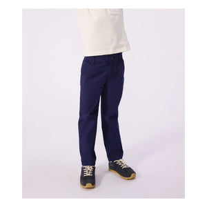 Petit Bateau - Pantalón de gabardina chino beige