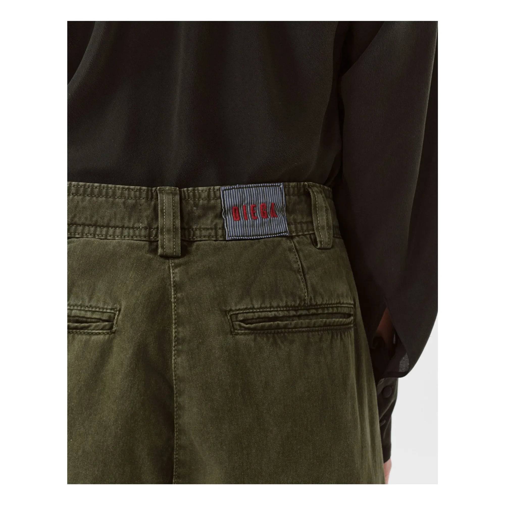 Diega - Pantalones de algodón Pargao | Caqui