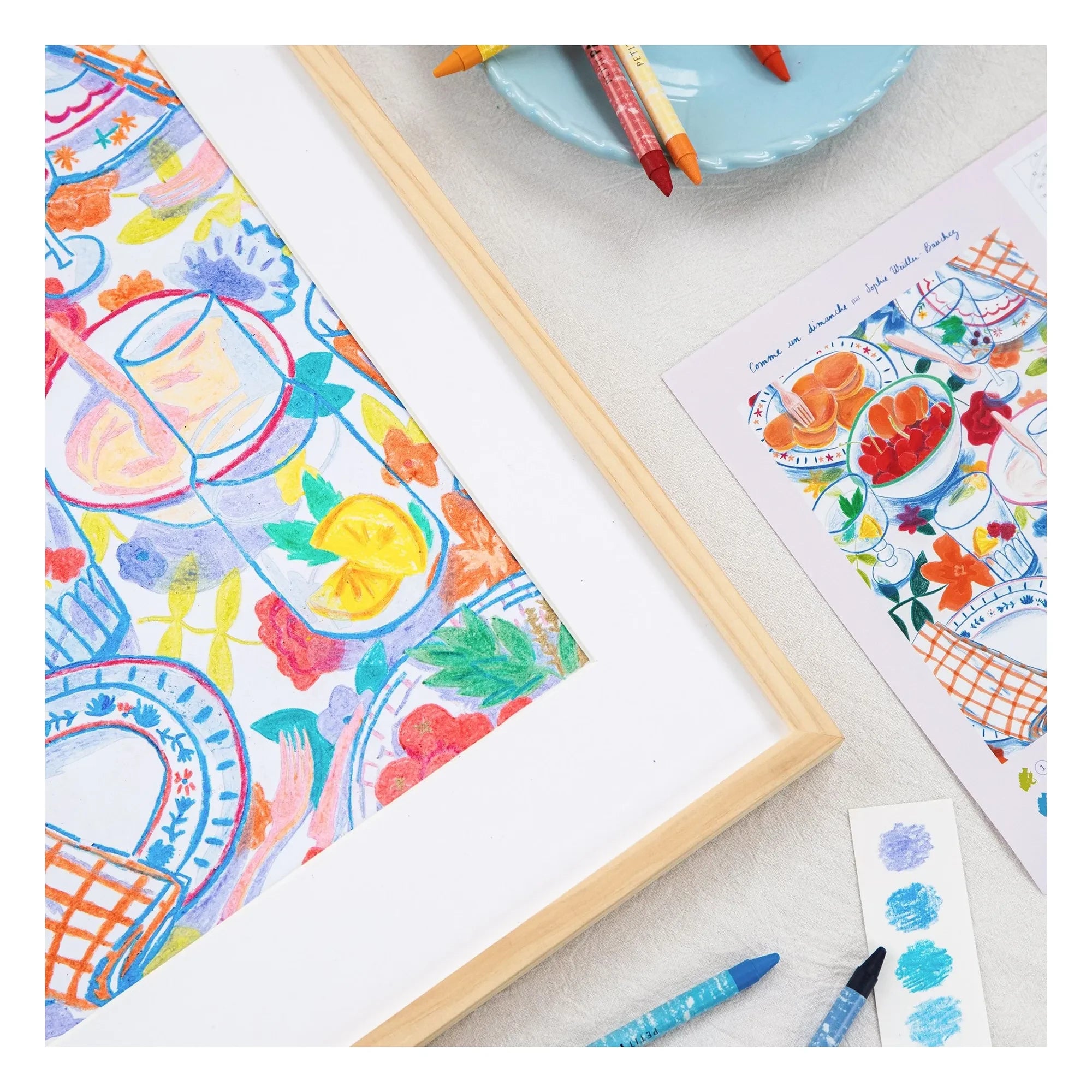 La Petite Épicerie - Set de pastel numerado - Comme un Dimanche