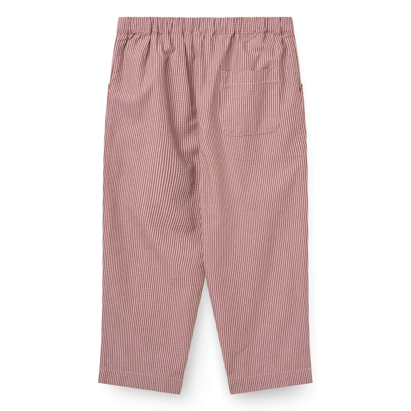 Copenhagen Colors - Organik Pamuk Kareli Pantolon | Toz Pembe