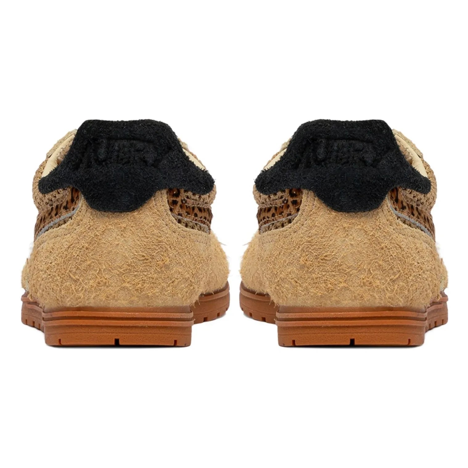 Autry - Windspin Low Leopard Wildleder-Sneakers | Camel