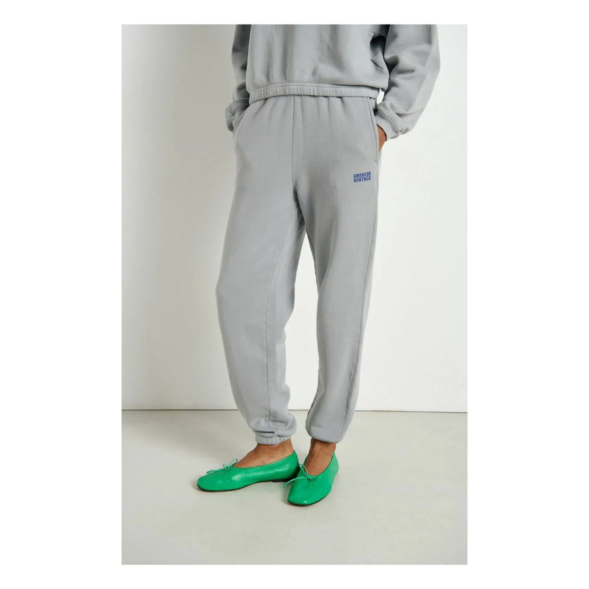 American Vintage - Jogger Izubird | رمادي فاتح