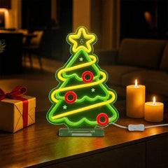 Legami - Letrero Neón LED de Árbol de Navidad - Es un Signo