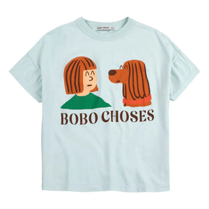 Bobo Choses - Friends T-shirt Organic cotton | Light blue