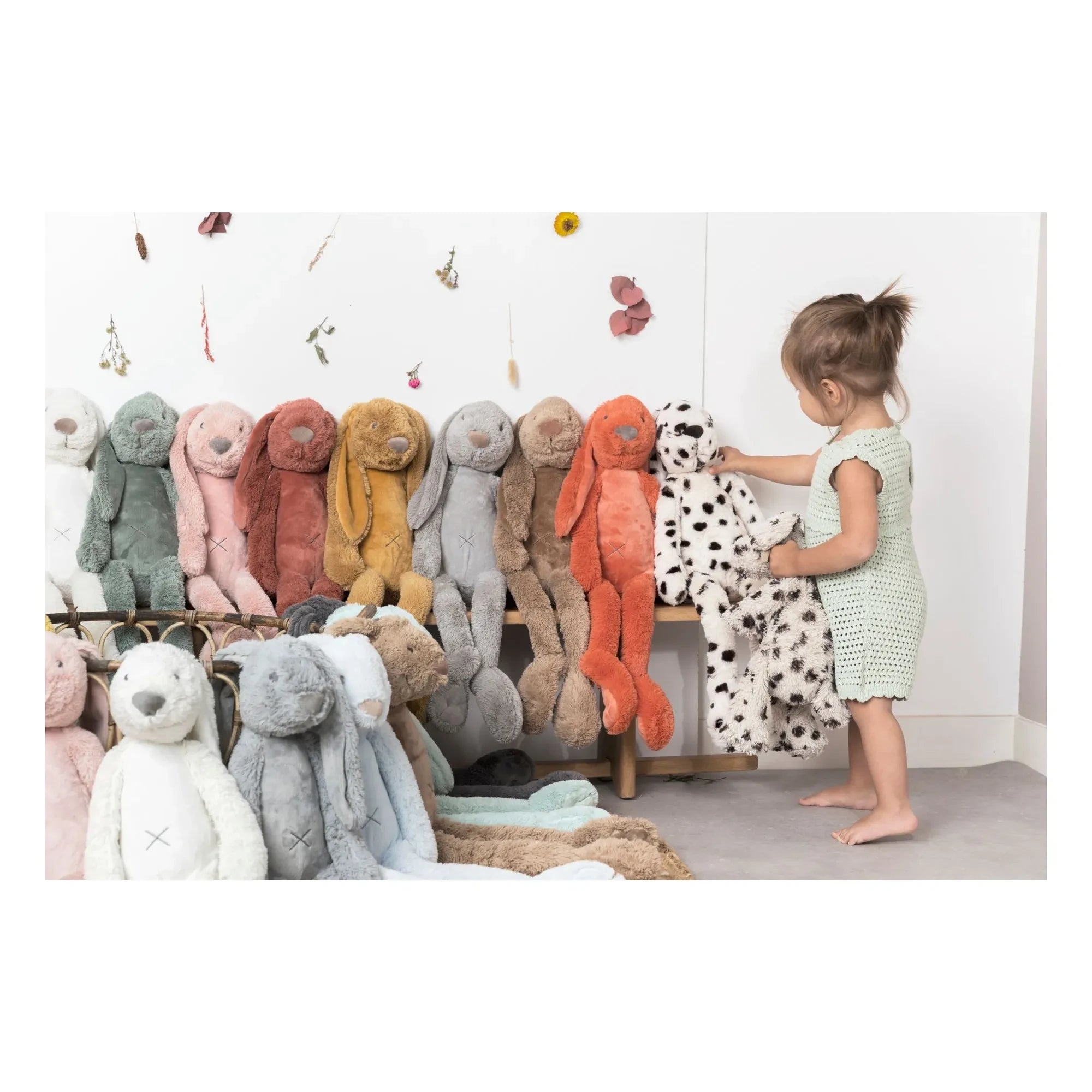 Happy Horse - Richie Bunny Peluş | Toz Pembe