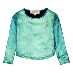 The Animals Observatory - Glänzendes T-Shirt | Metallic-Blau