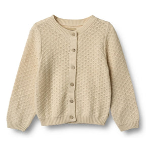 Wheat - Magnella Bio-Baumwollstrickjacke | Beige