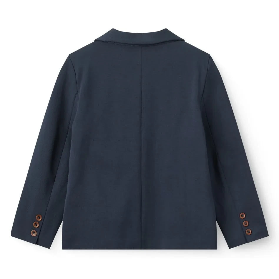 Copenhagen Colors - Esnek Organik Pamuk Blazer | Lacivert