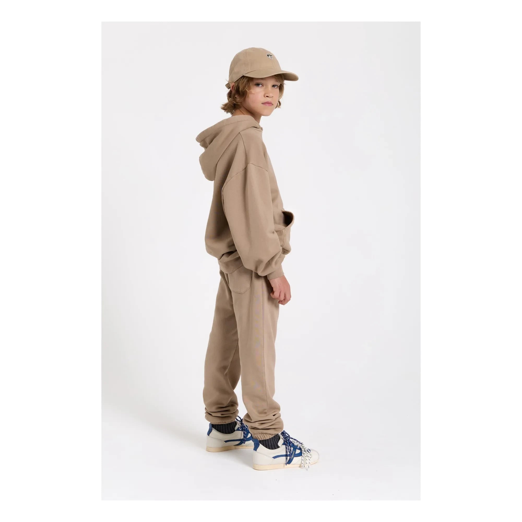 Smallable Kid - Rush Organic Cotton Jogger | Taupe Brown