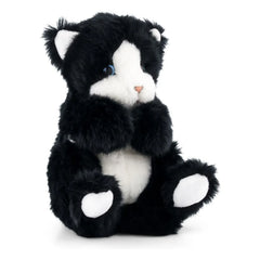 La Pelucherie - Gustave kedi peluş 25 cm | Noir/Blanc