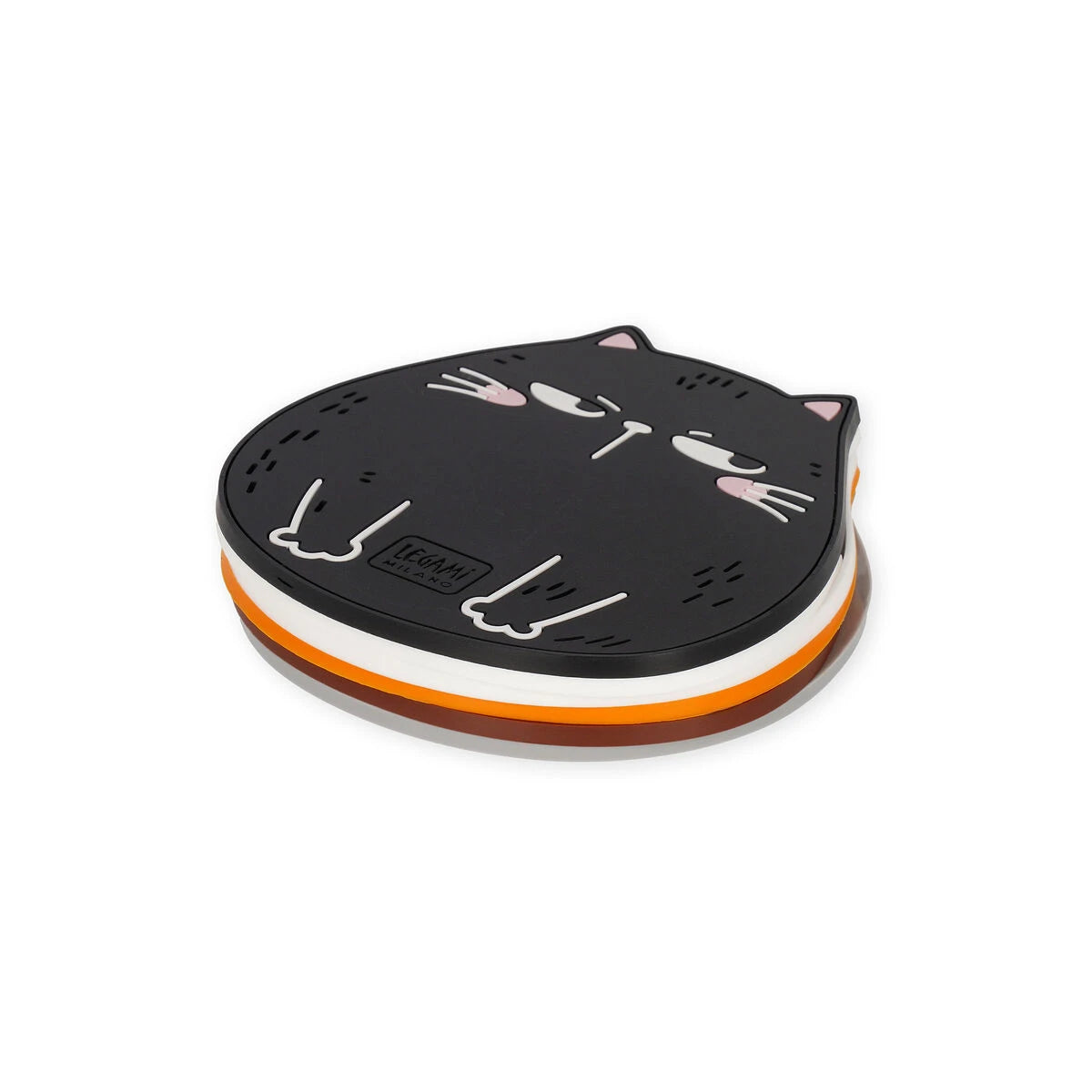 Legami - Altı Bardak Altlığı Seti - Coaster Club - Kedi