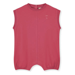 Gray Label - Organic Cotton Romper | Fuchsia