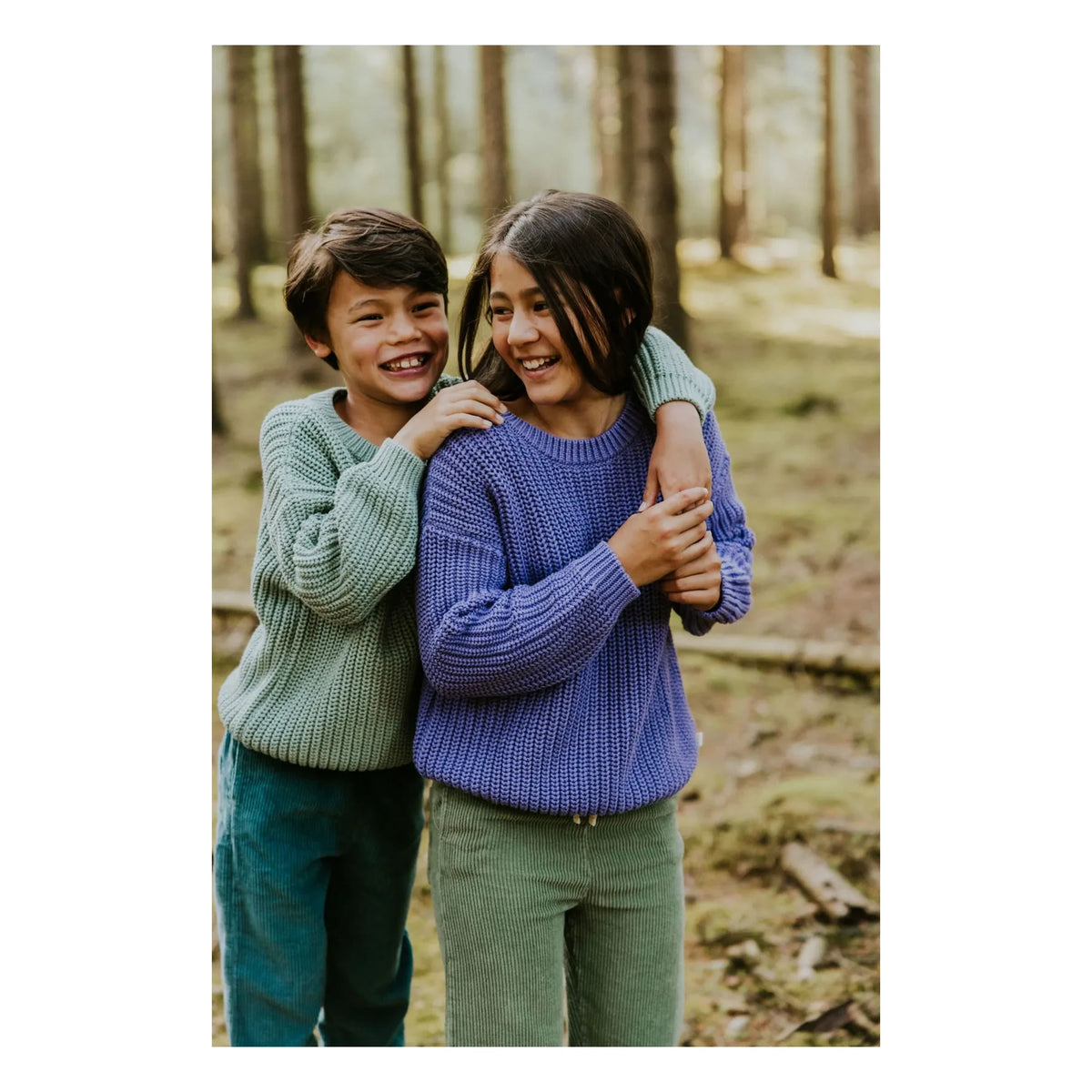 Yuki - Organic Cotton Chunky Knit Sweater | Mauve