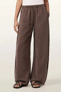Pantalón JETT de pernera ancha de mezcla de lino para mujer AllSaints