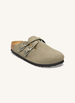 BIRKENSTOCK - Blair Süet Terlikler | Gri kahverengi