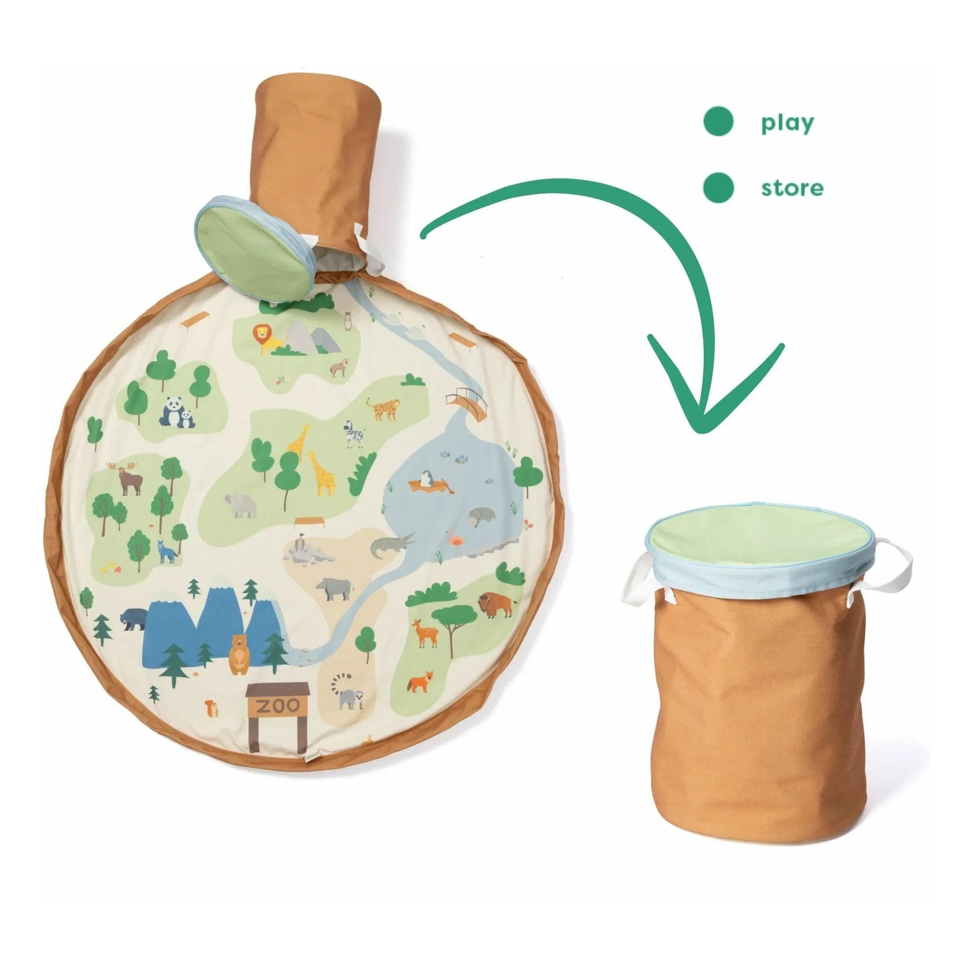 Play and Go - Shelf / Play Mat Soo - Zoo