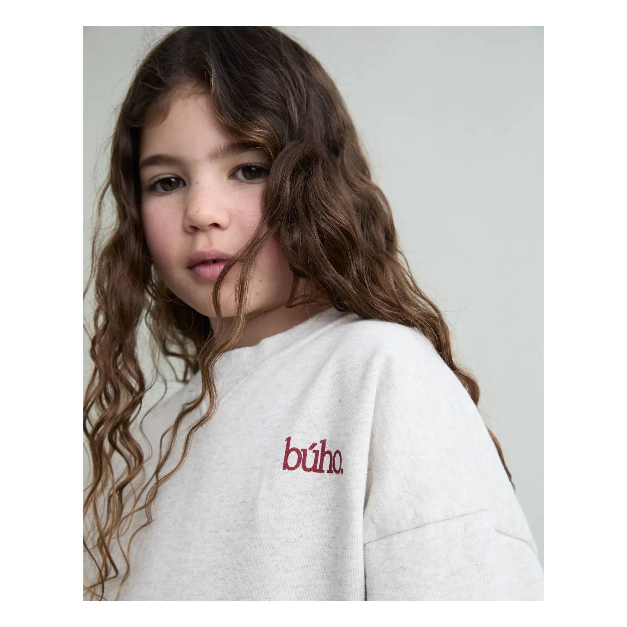 Búho - Búho organik pamuklu sweatshirt | Ekru