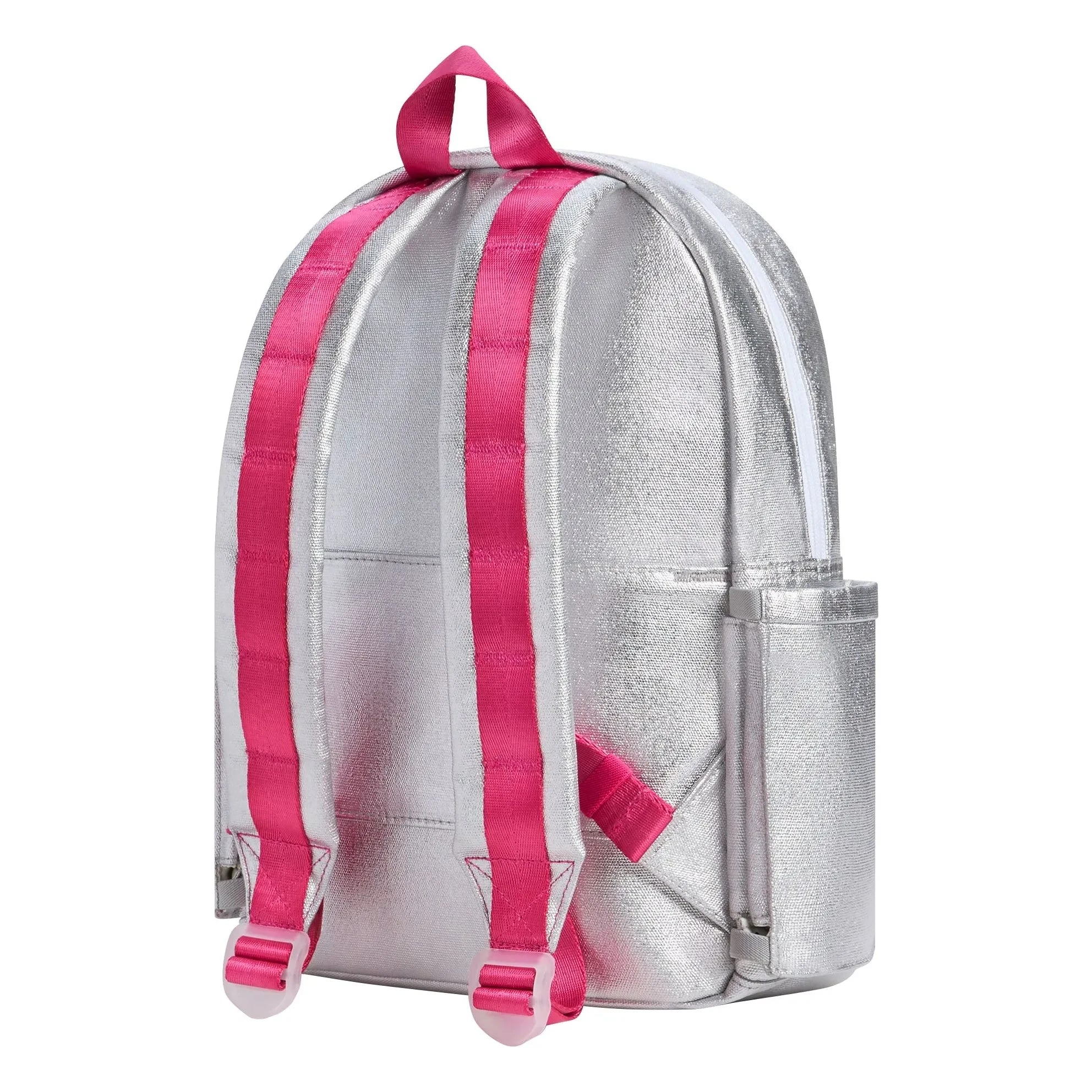 State Bags - حقيبة ظهر Mini Kane Iridescent Hearts | رمادي