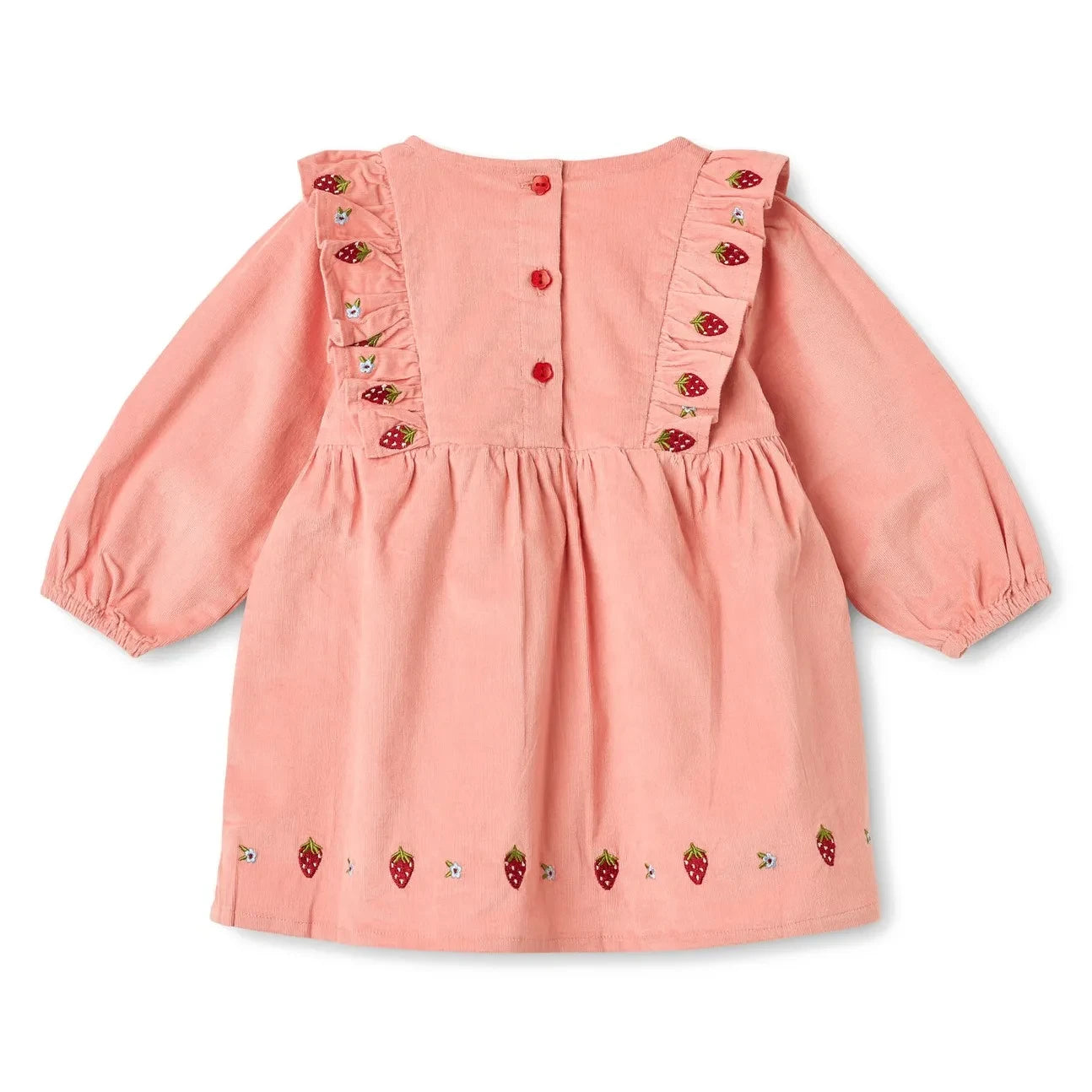 Flöss - Belle Fraises Elbise | Pembe